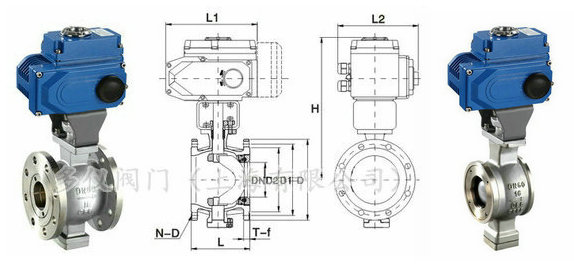 电动V型球阀分类